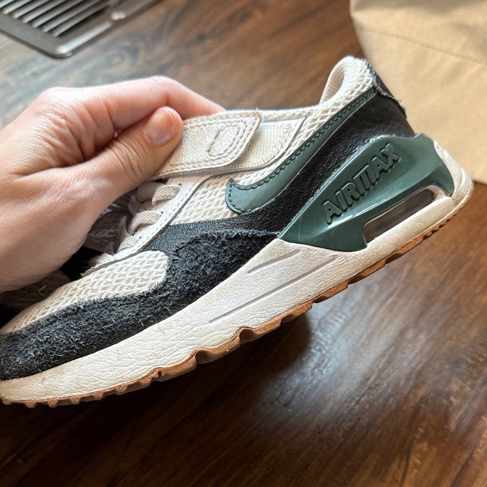 Nike Airmax Sneakers - Black, White, and Green